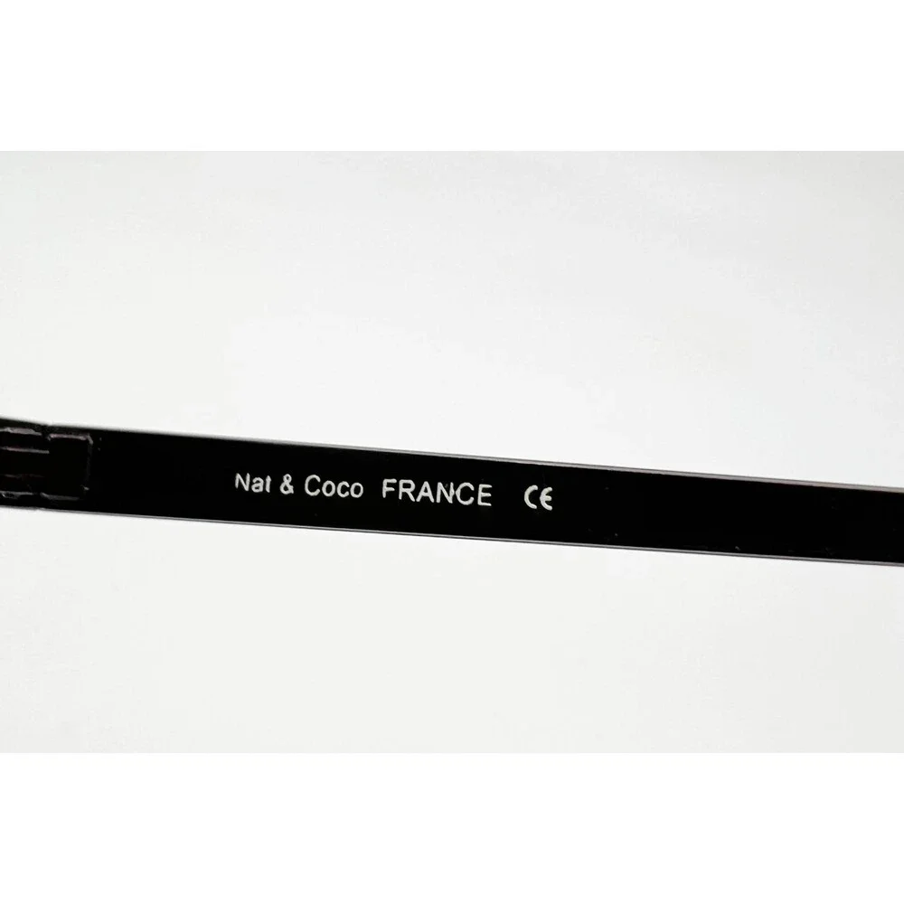 Nat Coco NC1347 Black/Multi & Violet/Multi 53-17-135 Cat Eye Eyeglasses